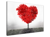 Obraz na stenu Strom lásky red