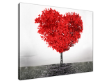 Obraz na stenu Strom lásky red