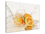 Obraz do kuchyne na stenu Pomaranč vo vode