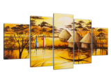Ručne maľovaný obraz na plátne Africká jar