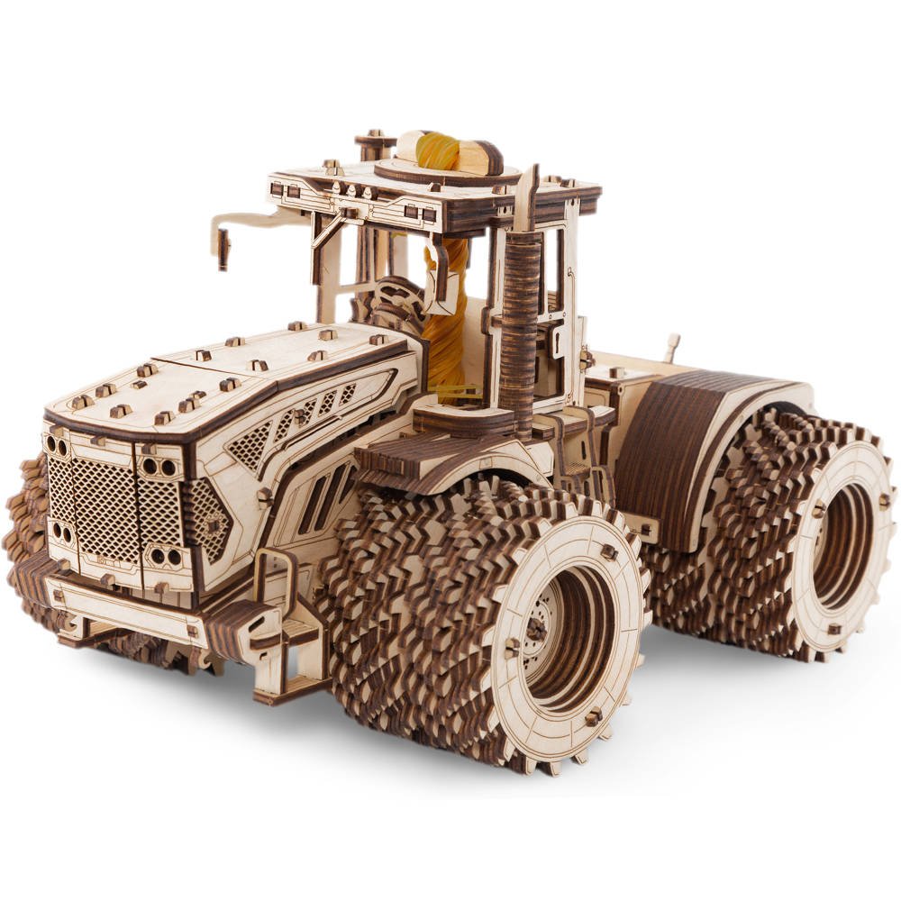 Drevené Puzzle 3D Traktor Kirovets K-7M