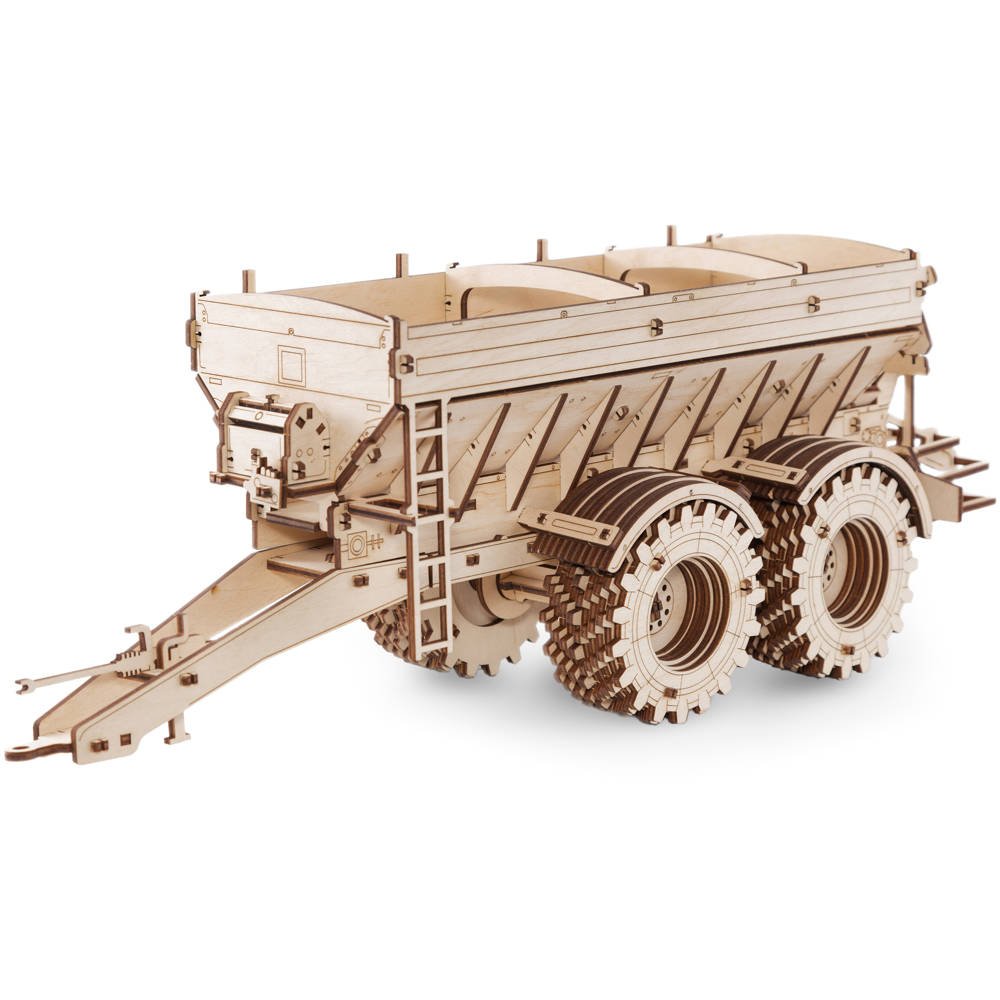 Drevené Puzzle 3D Príves k traktoru K-7M