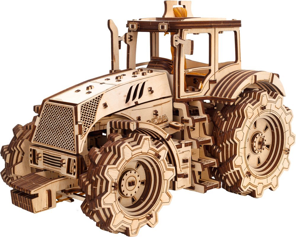 Drevené Puzzle 3D Traktor