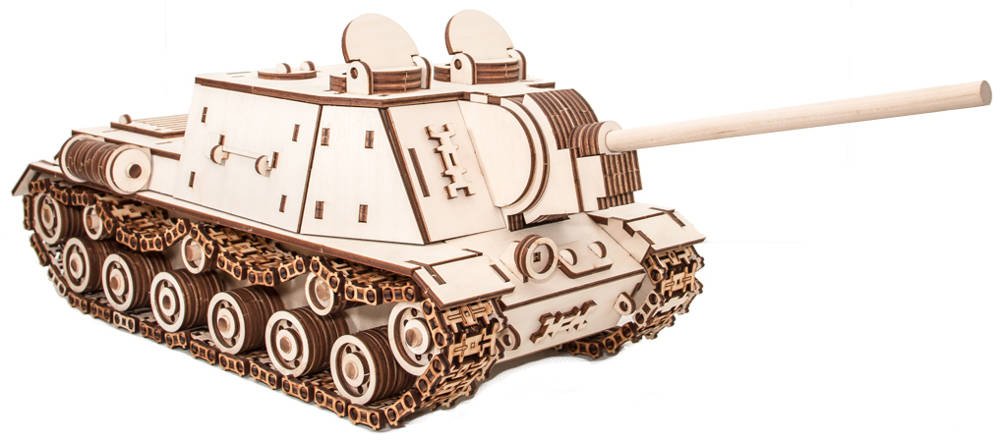 Drevené Puzzle 3D Tank ISU-152