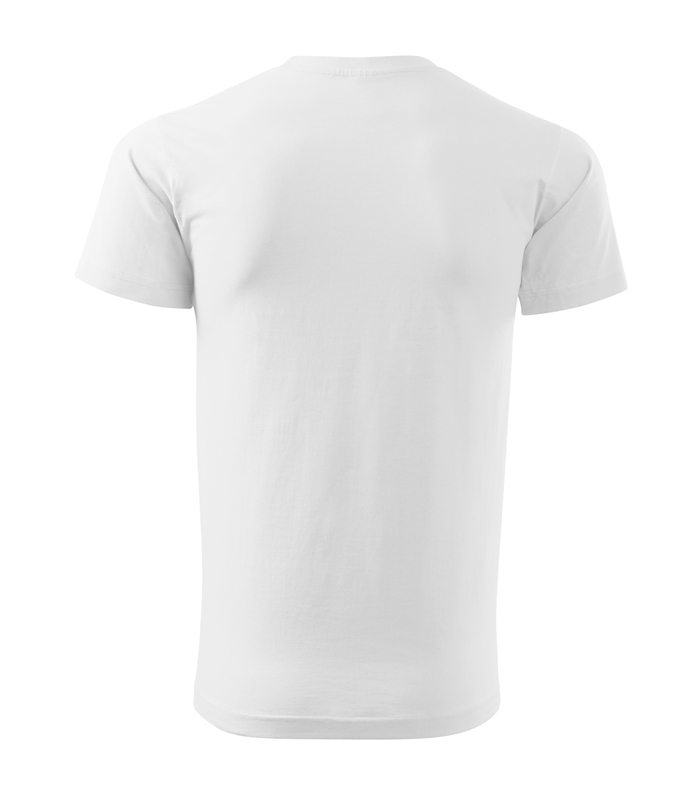 Unisex tričko - biele tričko potlačou - kemping
