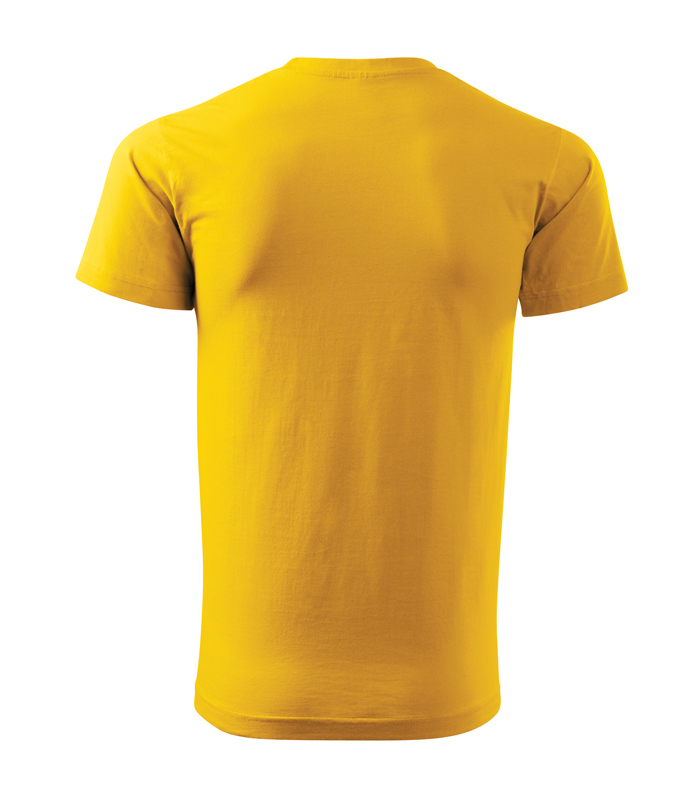 Unisex tričko - žlté tričko s potlačou - kemping