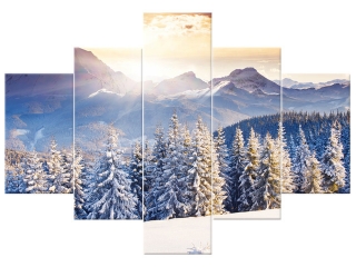 Obraz na plátne Zima v horách