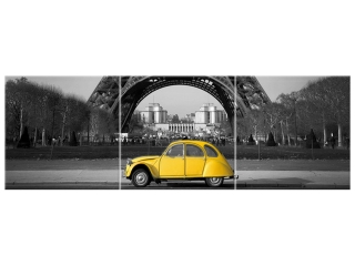 Žlté autíčko - Obraz do detskej izby