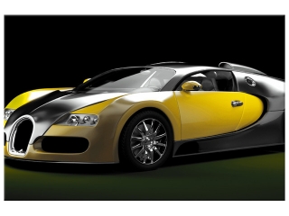Obraz Žlté Bugatti Veyron