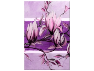 Sladkosť fialovej magnólie - Obrazy na plátne