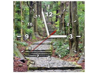 Obraz s hodinami Chodník vo Wakayama v Japonsku