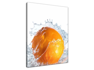 Obraz na plátne Oranžový splash