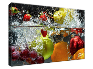 Obraz na plátne Ovocie vo vode