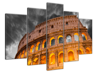 Moderný obraz Osvetlené Koloseum