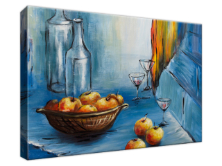 Obraz na plátne Zátišie s jablkami