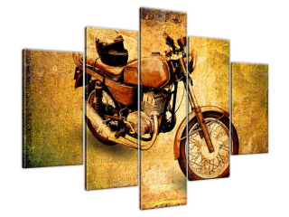 Obraz na stenu Klasický motocykel