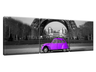 Štýlový obraz Auto v Paríži