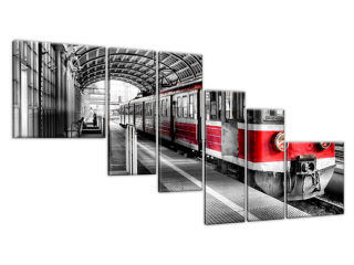 Obraz na stenu Vlak na stanici