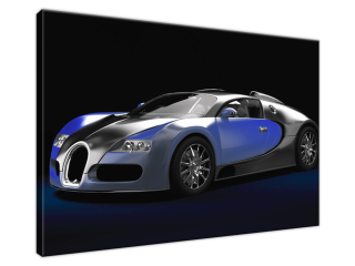 Luxusný obraz Modré Bugatti Veyron