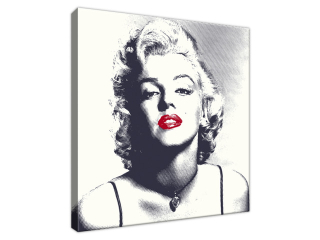 Obraz Marilyn Monroe s červenými perami