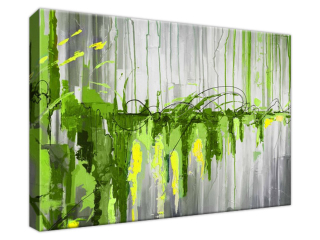 Obraz na plátne Zelený vodopád