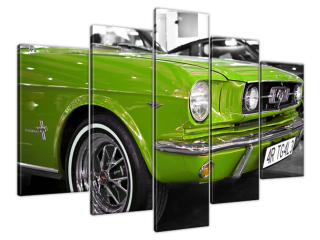 Obraz na stenu Limetkový Mustang