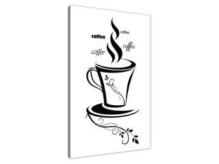 Obraz s nápisom Šálka kávy