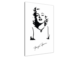 Obraz na stenu s nápisom Marilyn Monroe