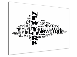 Obraz na stenu s nápisom New York