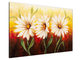 Ručne maľovaný obraz Pekné kvety