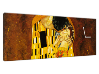 Moderný obraz s hodinami Bozk od Gustáva Klimta