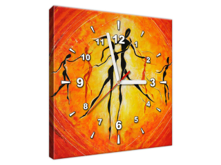 Obraz s hodinami Africkí tanečníci