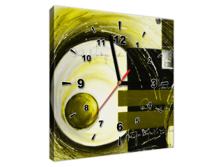 Obraz na plátne s hodinami Abstrakcia