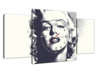 Obraz Marilyn Monroe s hodinami na plátne