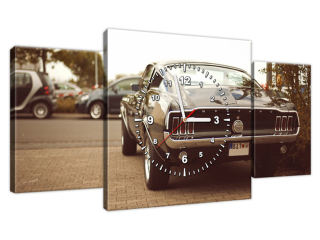 Obraz s hodinami Ford Mustang - 55laney69