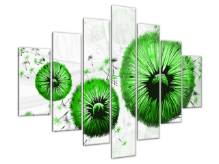 Moderný obraz Zelené púpavy