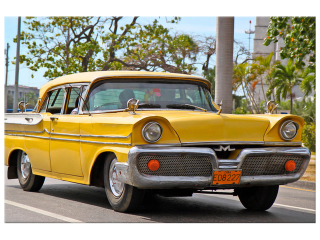 Obraz Classic Oldsmobile v Hawane