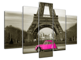 Obraz Auta pred Eiffelovou vežou