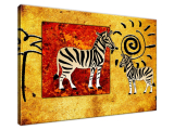 Obraz na plátne Zebry z Afriky