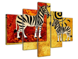 Obraz na plátne Zebry z Afriky