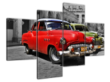 Obraz na plátne Kubánske taxíky