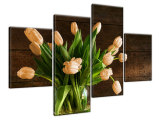 Moderný obraz Hrdzavé tulipány