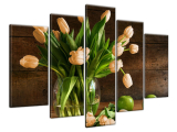 Moderný obraz Hrdzavé tulipány