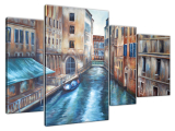 Obraz na stenu Mestské domy v Benátkach