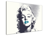 Obraz Marilyn Monroe s tyrkysovými perami