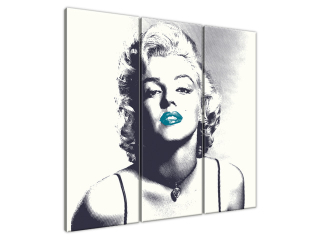 Obraz Marilyn Monroe s tyrkysovými perami