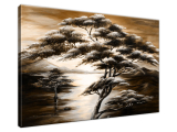 Obraz na plátne Strom snov v hnedej farbe