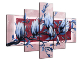 Štýlový obraz Sladkosť modro-ružovej magnólie